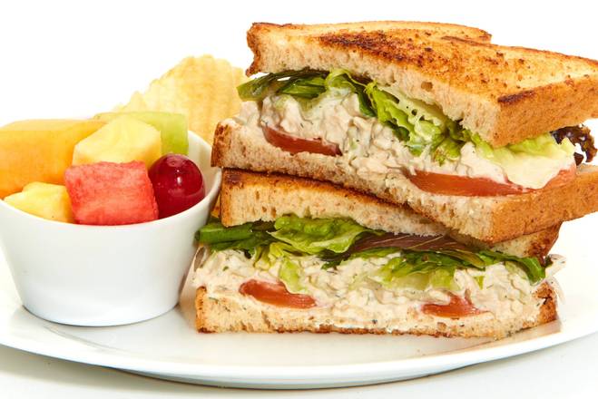 Order Chicken Salad Sandwich food online from Taziki Mediterranean Café store, Tulsa on bringmethat.com
