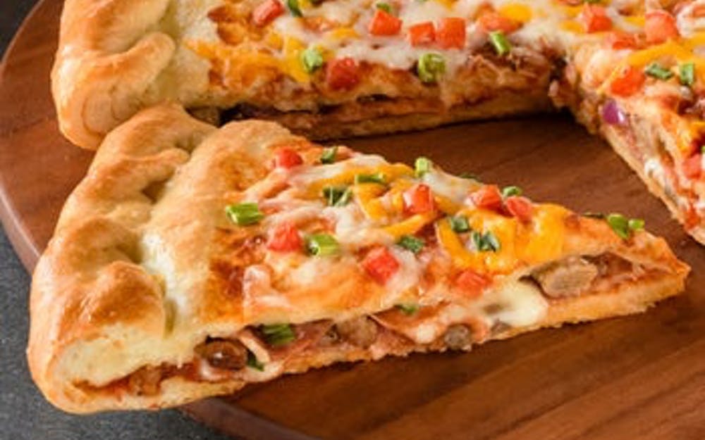 Order Chicago-Style Stuffed Pizza - Large 14'' food online from Papa Murphy's | Take 'n' Bake Pizza store, Roy on bringmethat.com