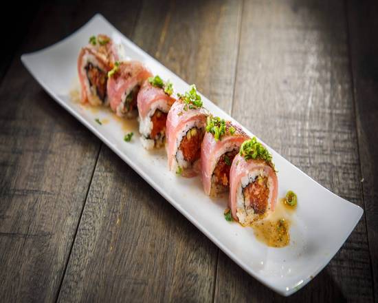 Order Cajun Tuna Roll food online from Hikari Sushi store, Los Angeles on bringmethat.com