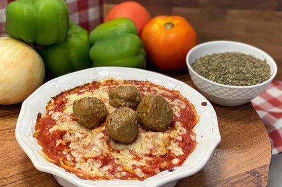 Order Spaghetti with Meatballs food online from Manny & Olga's Pizza - Wheaton store, Wheaton on bringmethat.com
