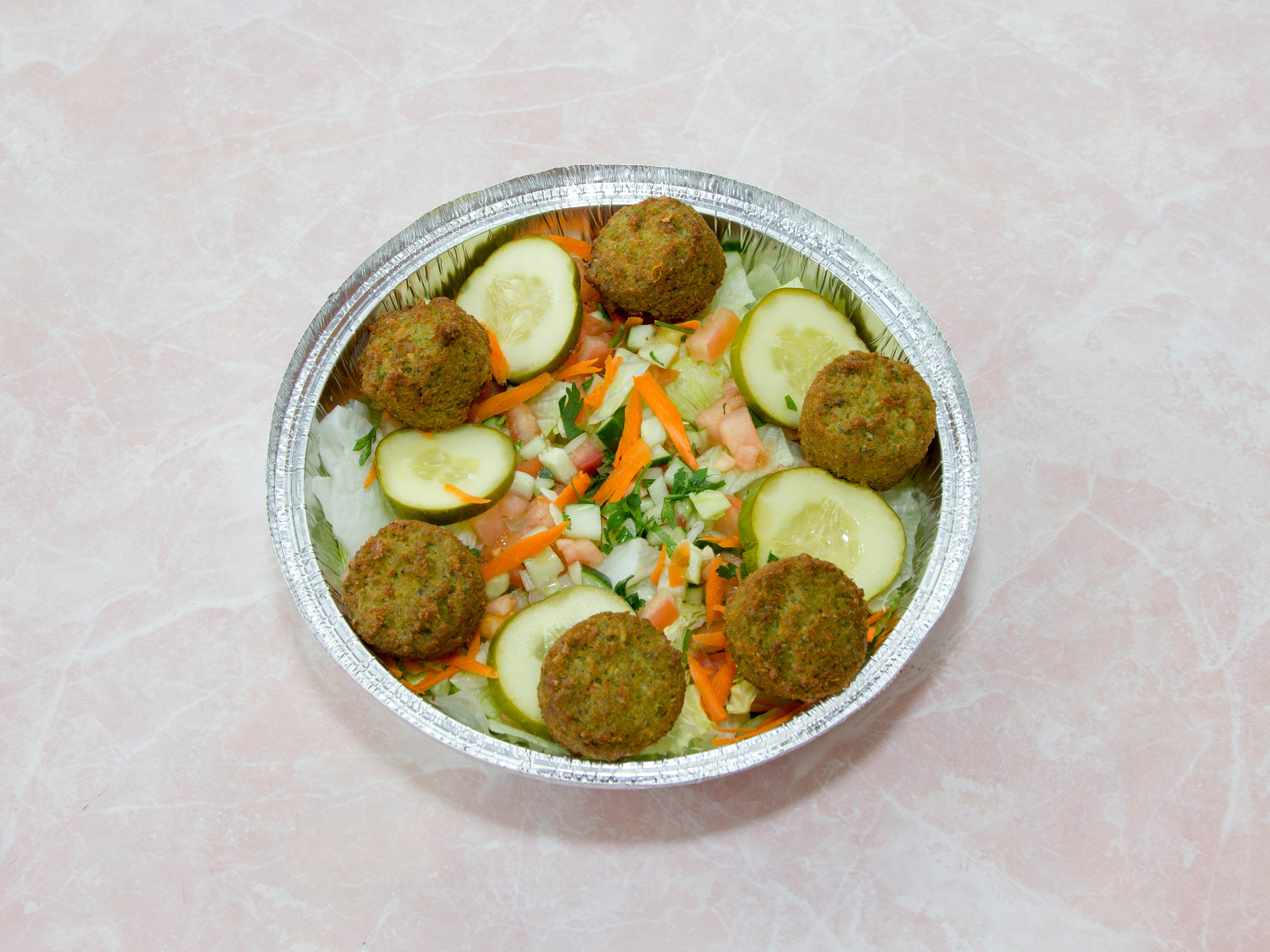 Order Falafel Salad food online from Madina Halal Platter store, Rahway on bringmethat.com