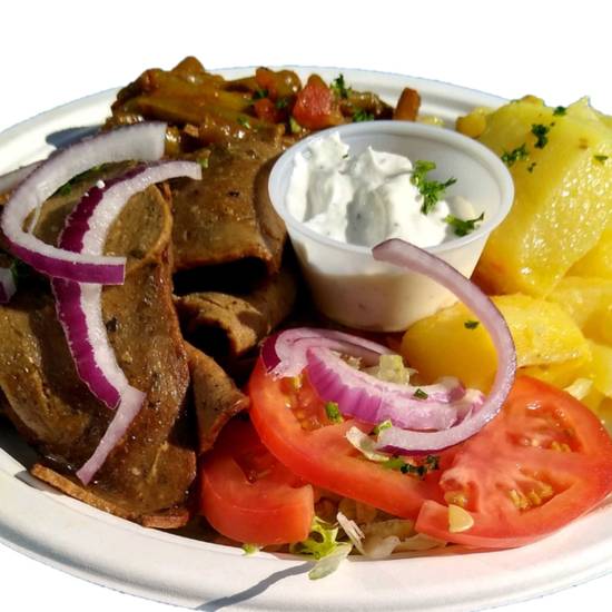 Order Kids Gyro Bowl with Rice food online from Athenian Grill store, Lexington on bringmethat.com