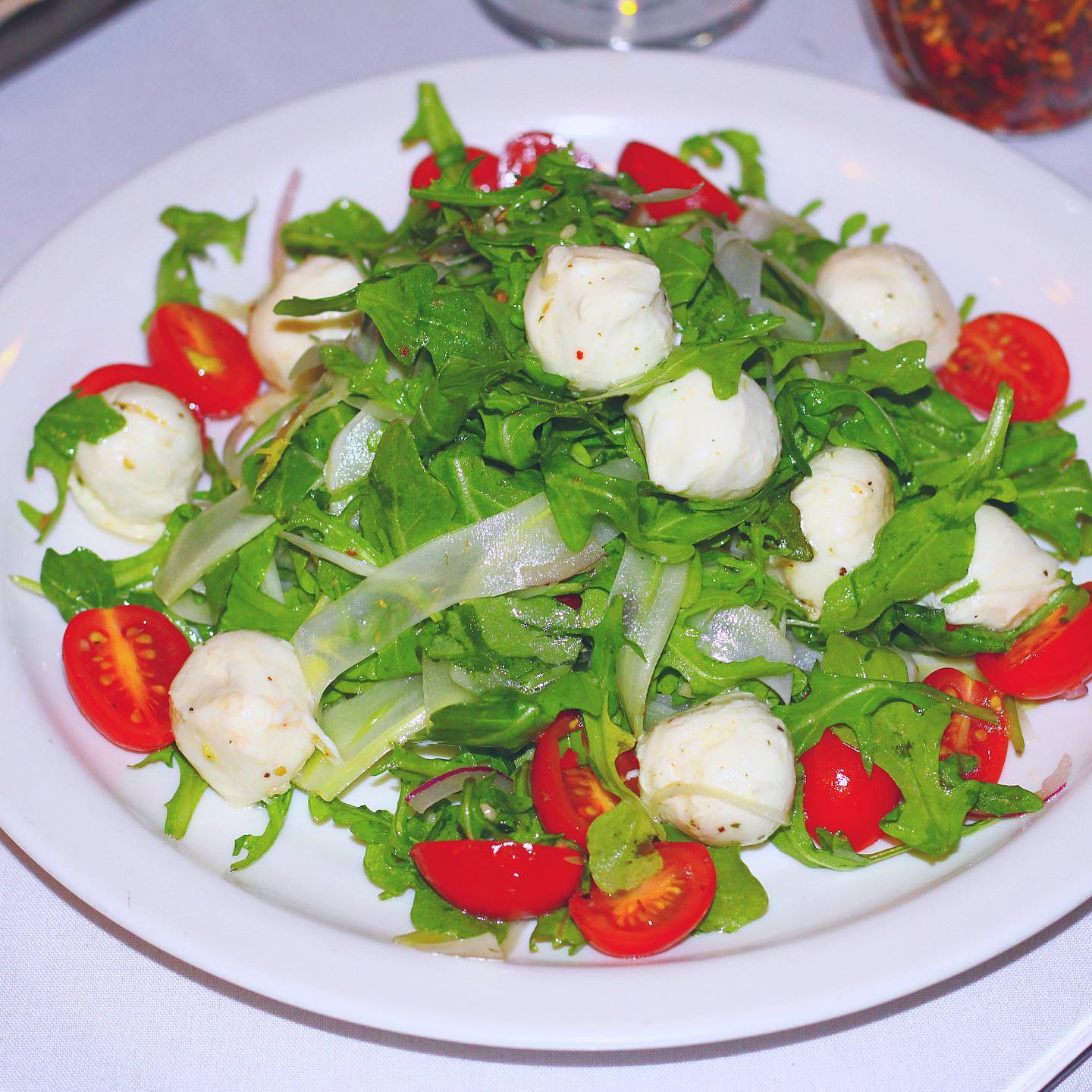 Order Mozzarella, Tomato & Basil Salad food online from Caffe Capri store, East Rutherford on bringmethat.com