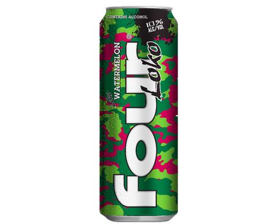 Order Four Loko Watermelon 23.5oz Can food online from Extra Mile 3021 store, Roseville on bringmethat.com