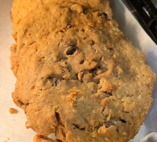 Order Large Oatmeal Cookie food online from Down To Earth store, Honolulu on bringmethat.com