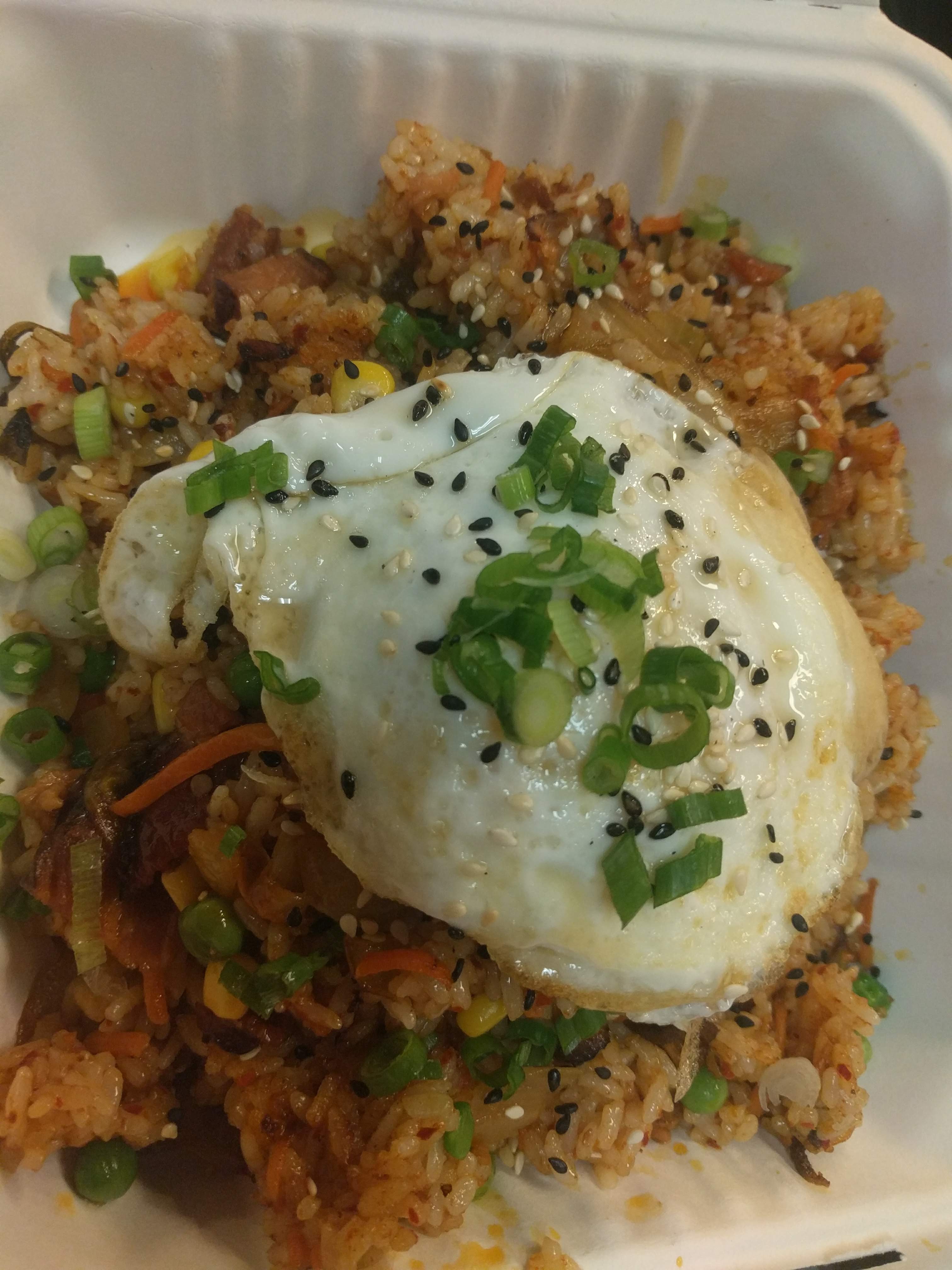 Order Kimchi Bacon Fried Rice food online from Ume Grill store, Eugene on bringmethat.com