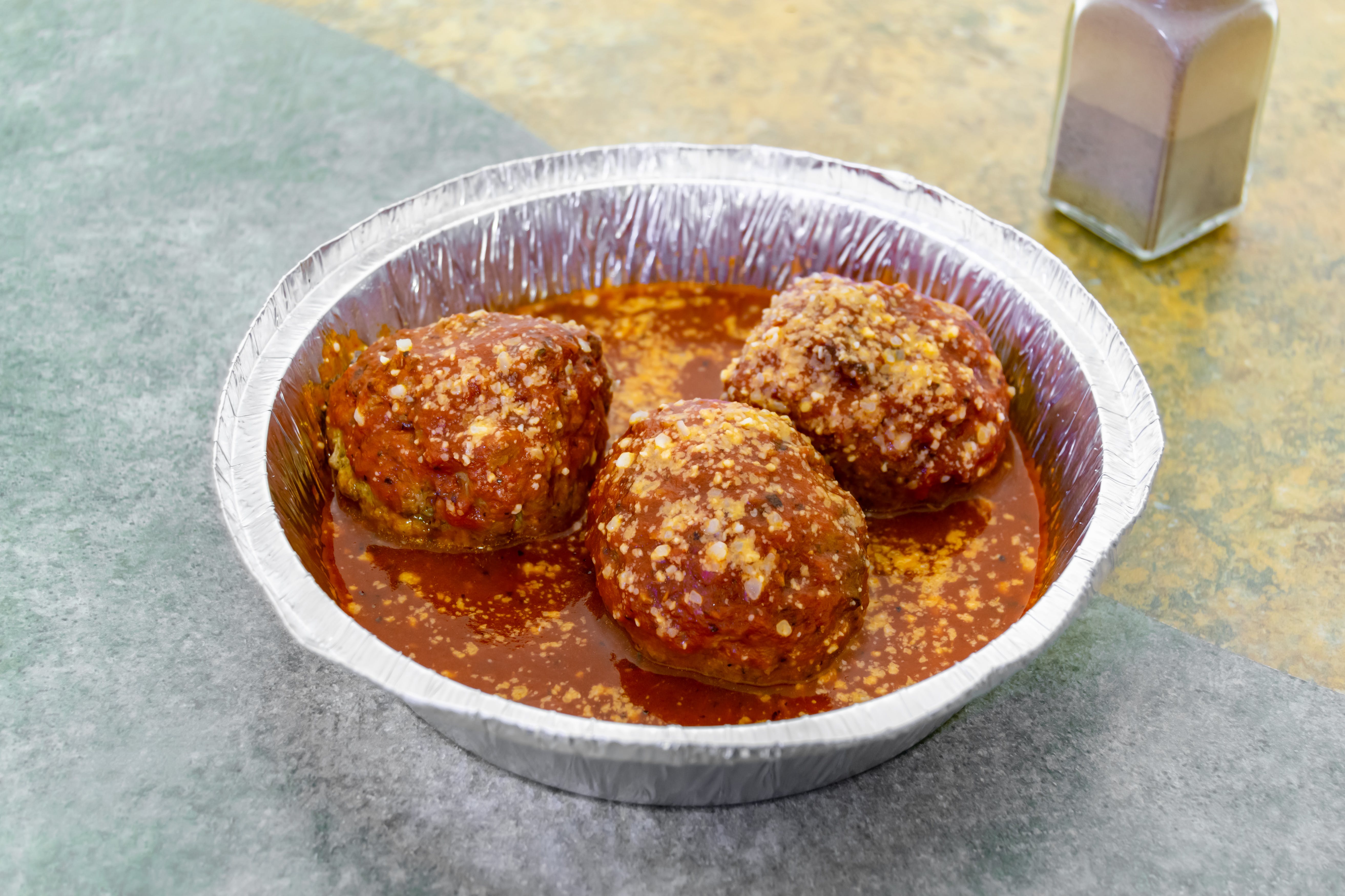 Order Side of Meatballs - 3 Pieces food online from Two Tony's Pizza store, Linden on bringmethat.com