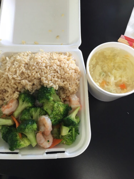 Order Shrimp with Broccoli food online from Cao's Kitchen Asian Bistro store, Orange on bringmethat.com