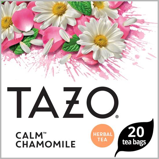 Order Tazo Herbal Caffeine-Free Calm Chamomile Tea Bags For a Calming Beverage, 20 Tea Bags food online from Cvs store, PEARL on bringmethat.com