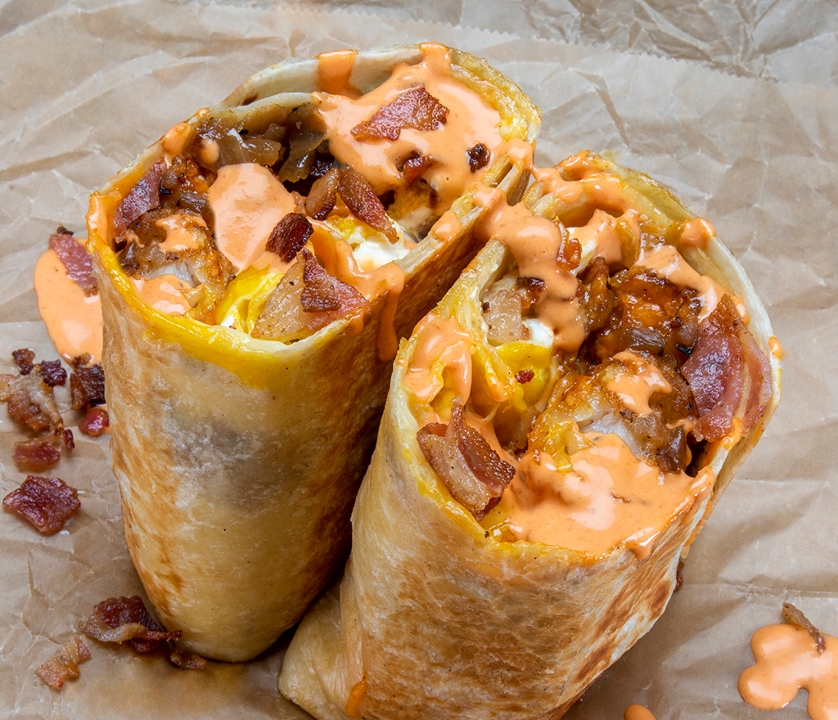 Order HAUS BURRITO food online from Bad-Ass Breakfast Burritos store, Bethesda on bringmethat.com