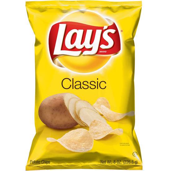 Order Classic Lays Chips 2.75 OZ food online from Chevron Extramile store, San Leandro on bringmethat.com