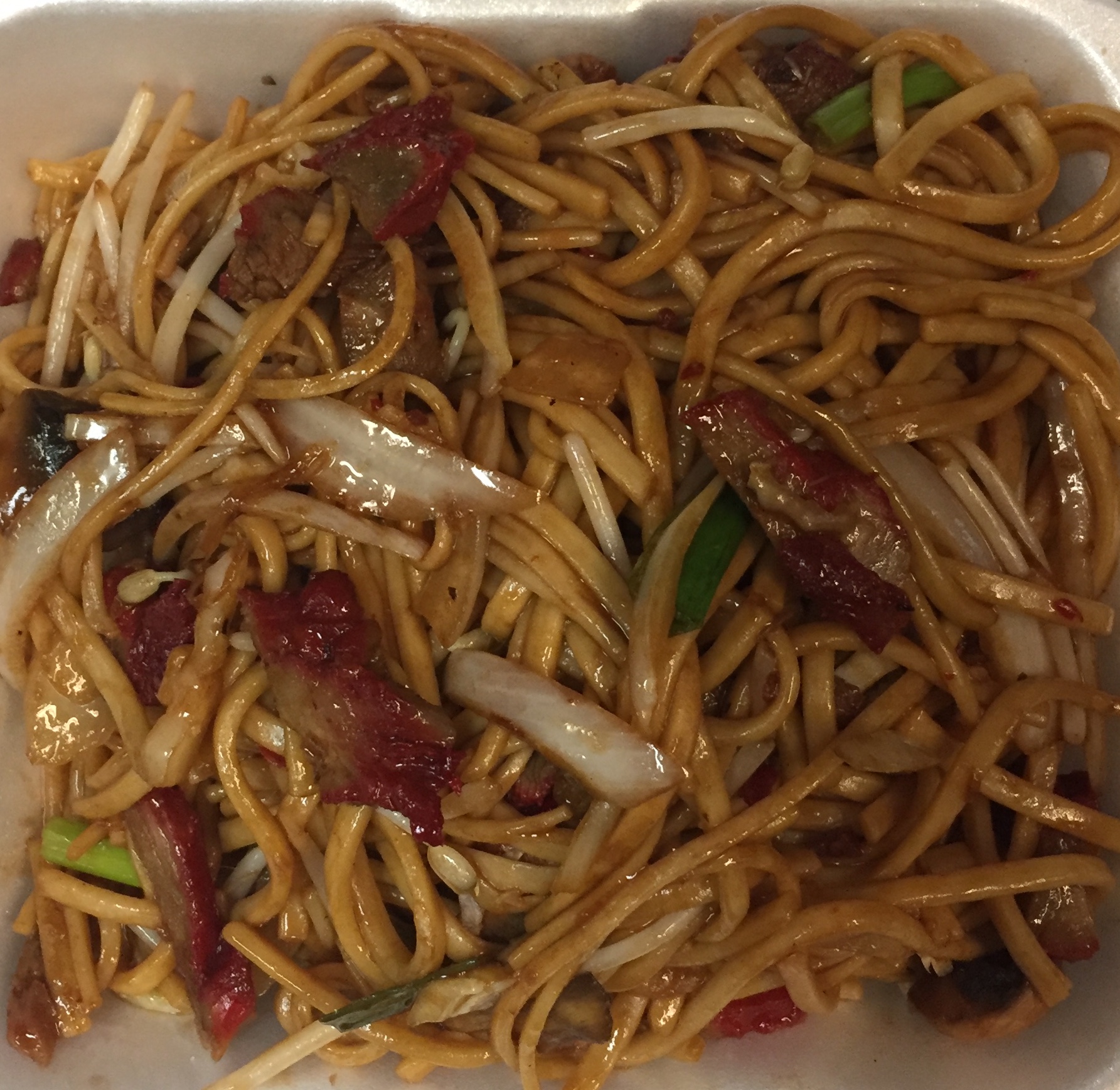 Order BBQ Pork Lo Mein food online from The Chef store, Houston on bringmethat.com