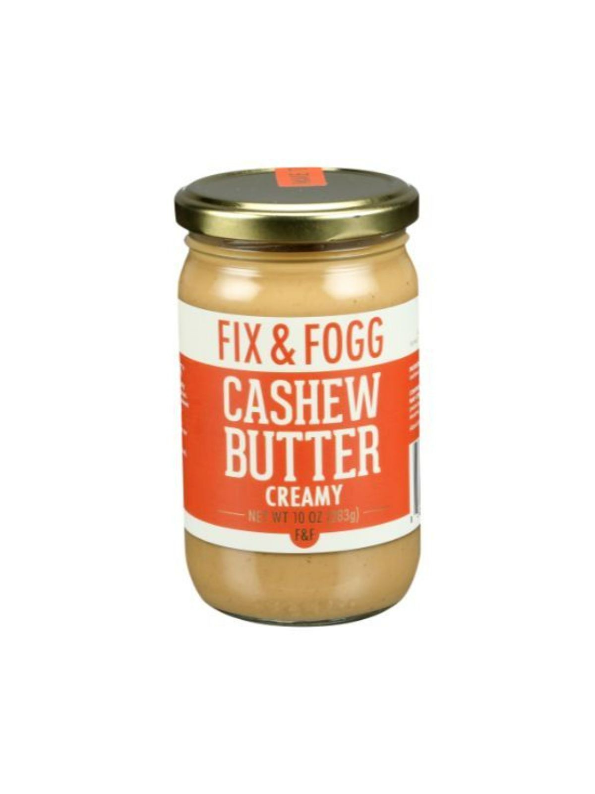 Order Fix & Fogg Smooth Cashew Butter (10 oz) food online from Neighborhood Scoops store, Marietta on bringmethat.com