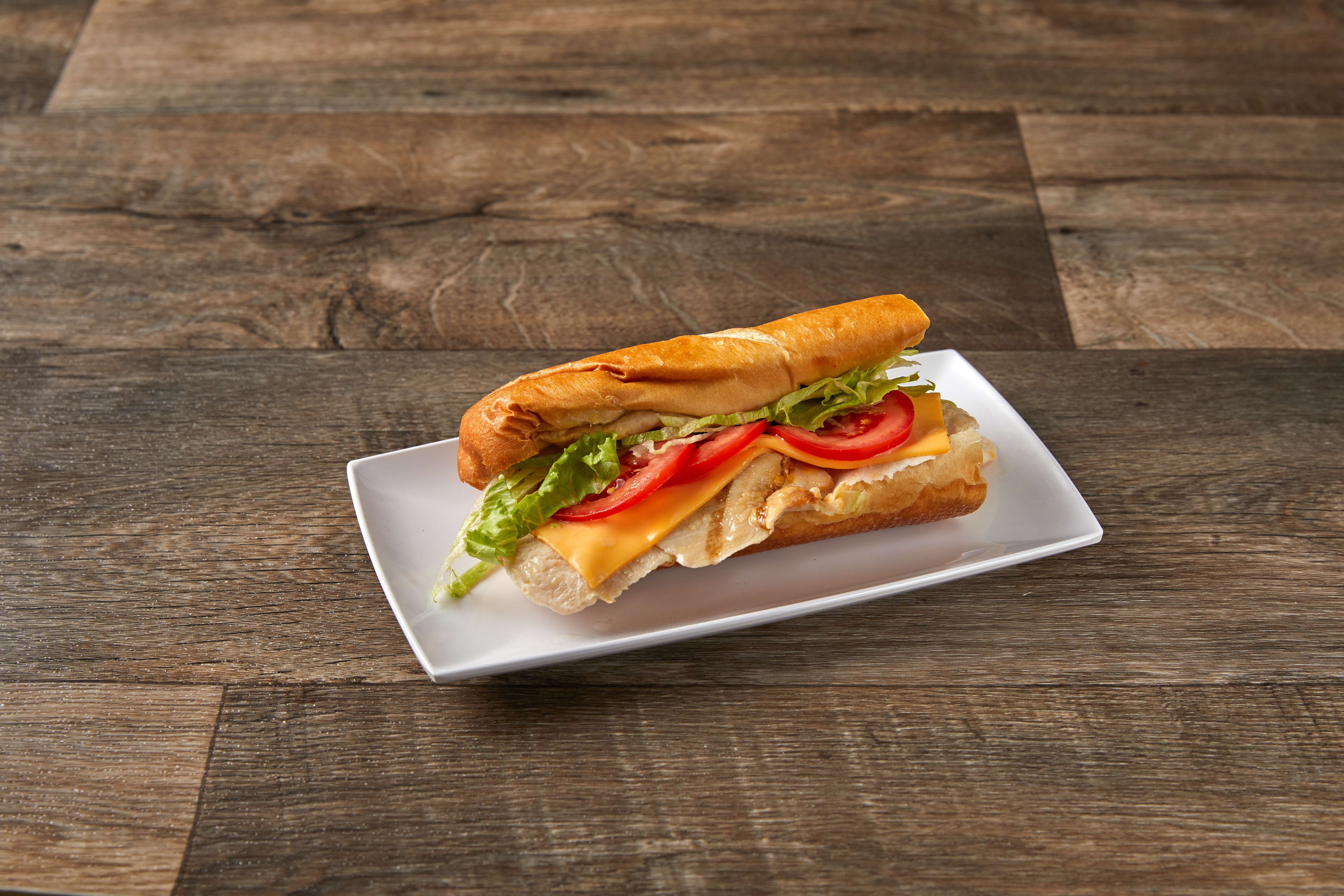 Order 1- Grilled Chicken Hot Sub food online from Munch A Sub store, Las Vegas on bringmethat.com
