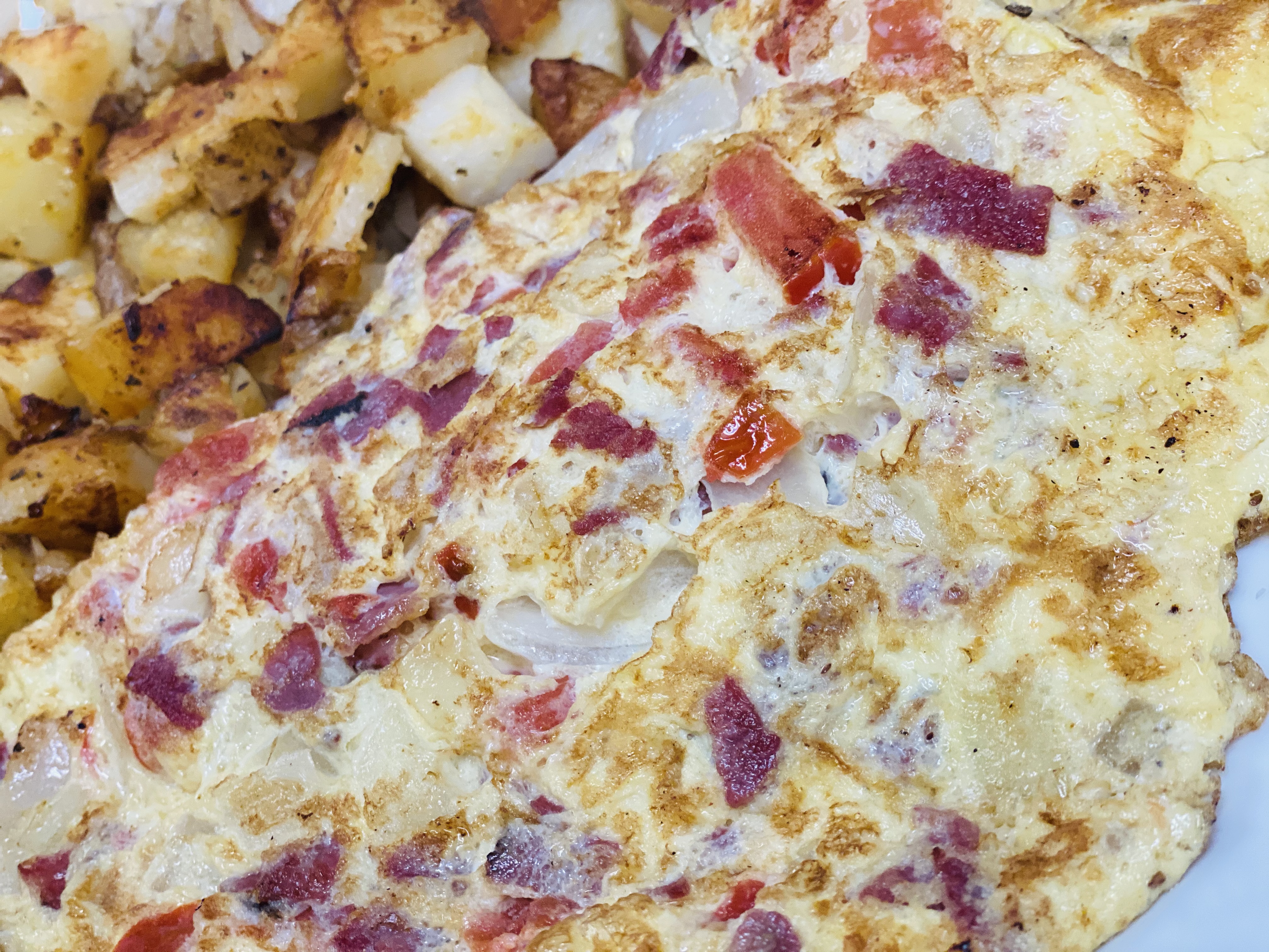 Order Pastrami Special Omelette food online from State Street Cafe store, North Haven on bringmethat.com