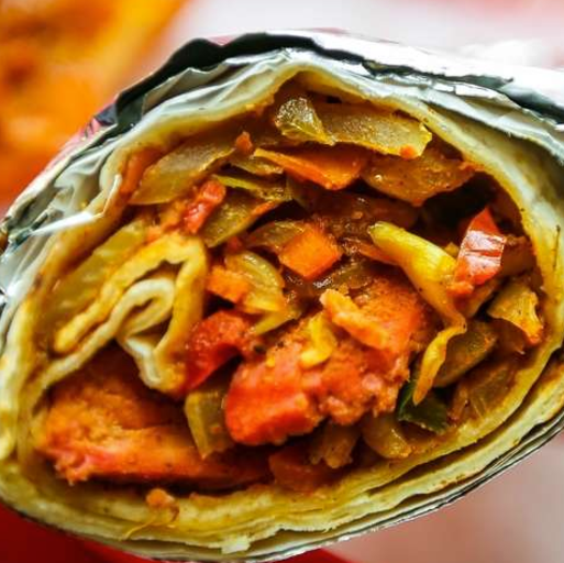 Order Chicken Tikka Wrap food online from Bombay Indian Grill store, Morgantown on bringmethat.com