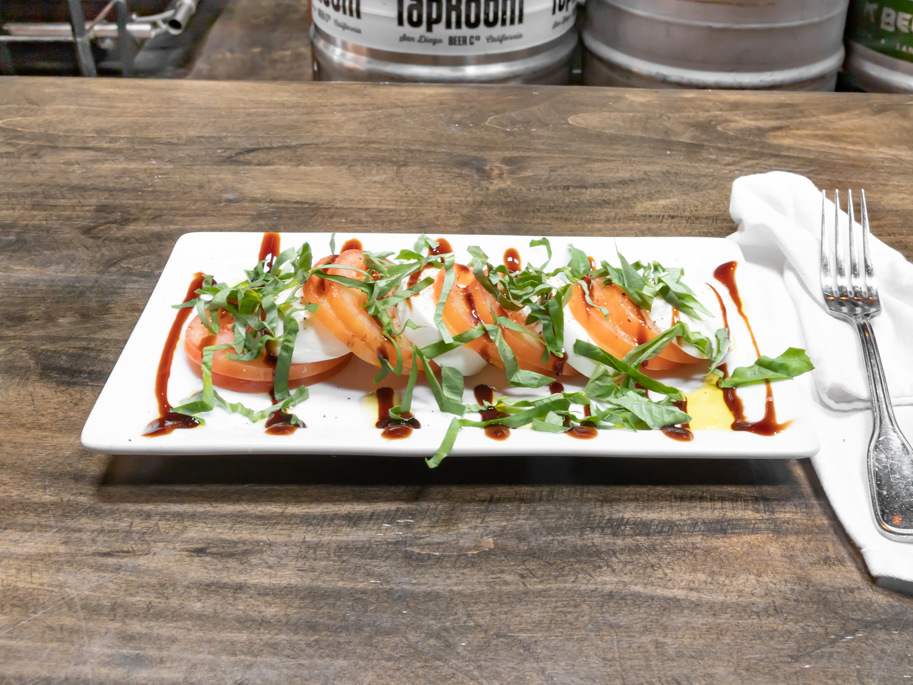 Order Caprese Salad food online from Sd Taproom store, San Diego on bringmethat.com