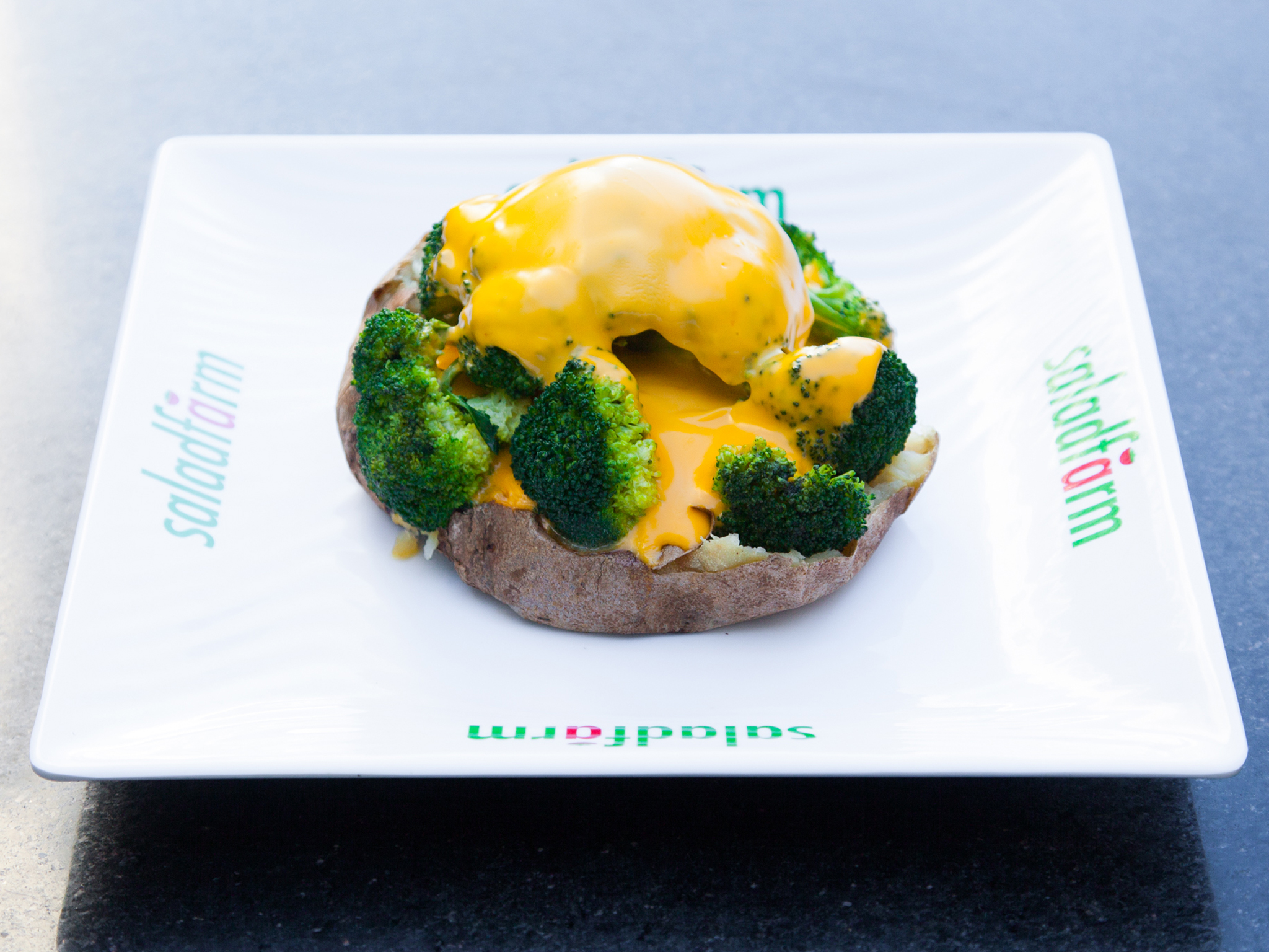 Order 24. Broccoli and Cheese Potato food online from Salad Farm West LA store, Los Angeles on bringmethat.com