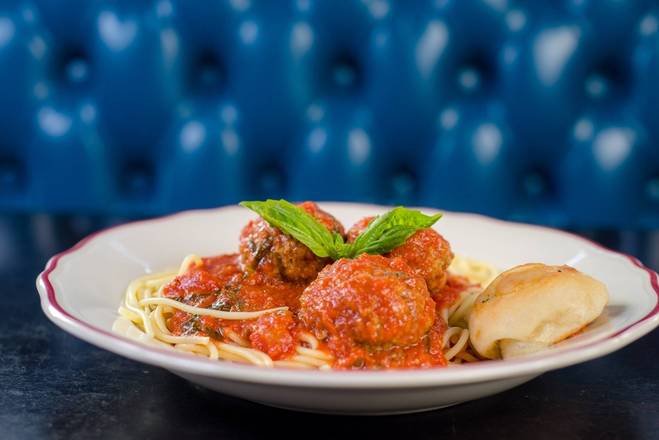 Order Spaghetti & Meatballs food online from Tony Cs Coal Fired Pizza store, Bee Cave on bringmethat.com