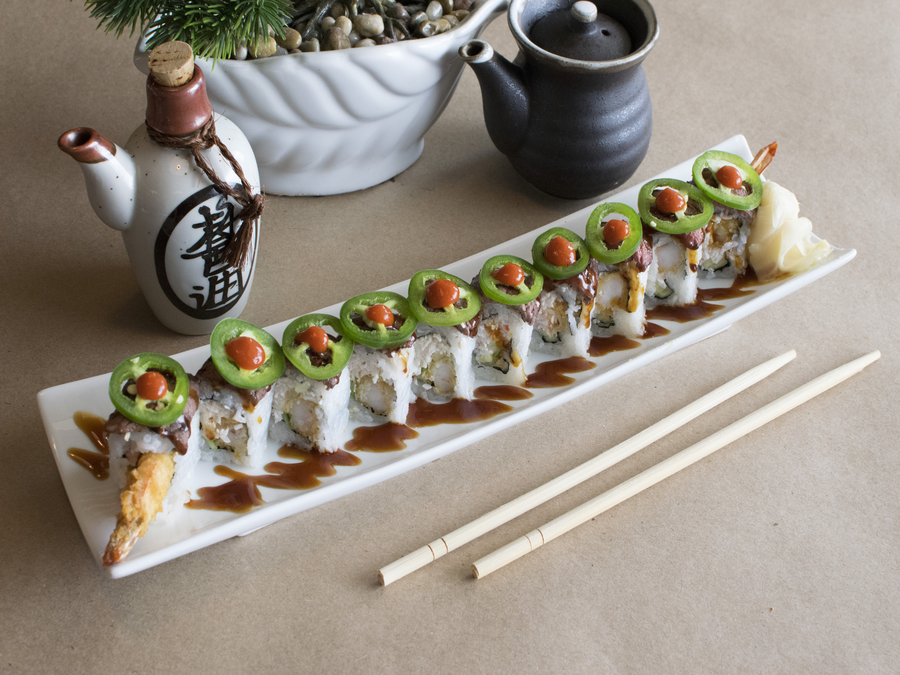 Order Surf and Turf Roll food online from Wild Sushi And Ramen store, Fort Worth on bringmethat.com