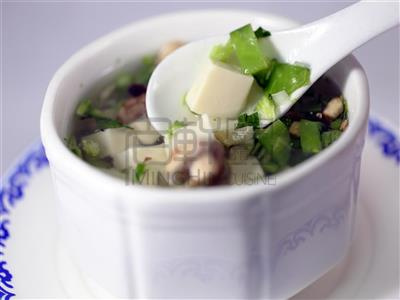 Order Tofu with Mixed Vegetable Soup food online from Minghin Cuisine - Streeterville store, Chicago on bringmethat.com