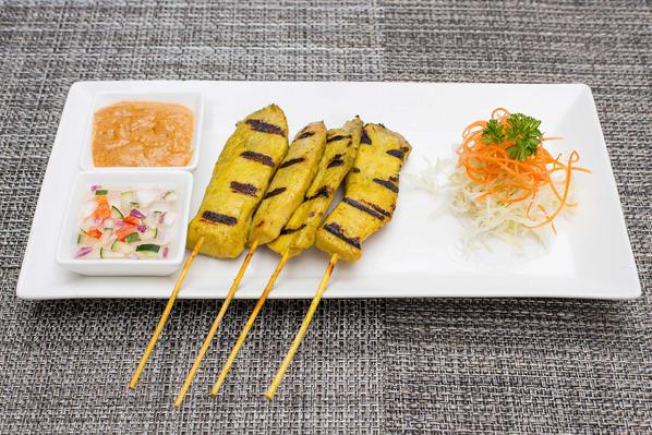 Order 4 Pieces Satay food online from Thai Deelish store, Ashburn on bringmethat.com