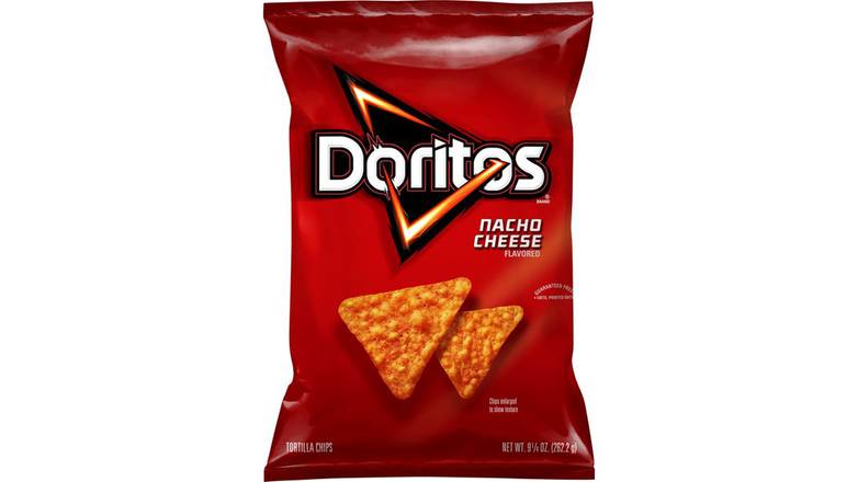 Order Doritos Nacho Cheese Flavored Tortilla Chips food online from Red Roof Market store, Lafollette on bringmethat.com