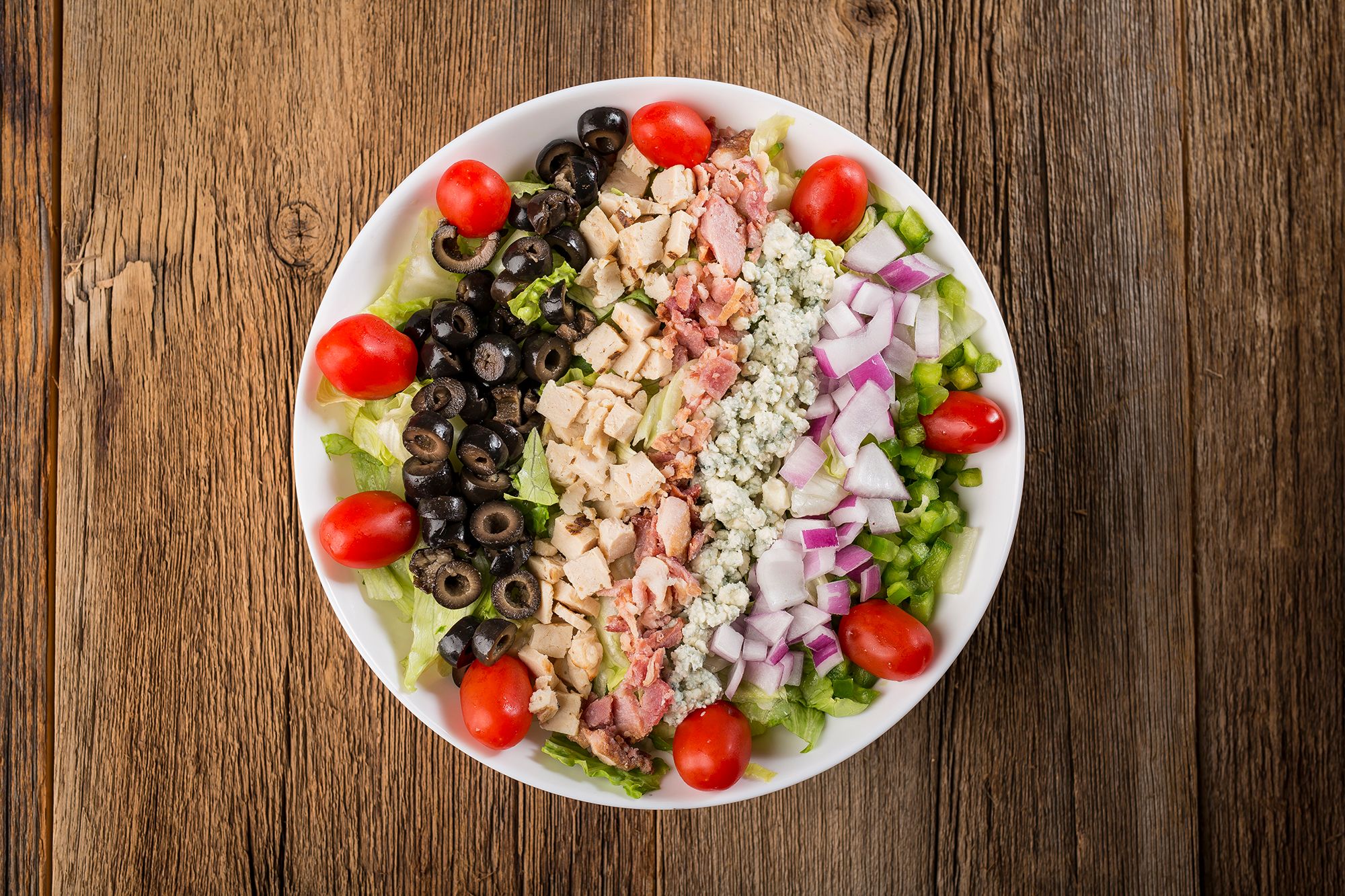 Order Chopped Salad food online from Rosati's pizza catering store, Deerfield on bringmethat.com