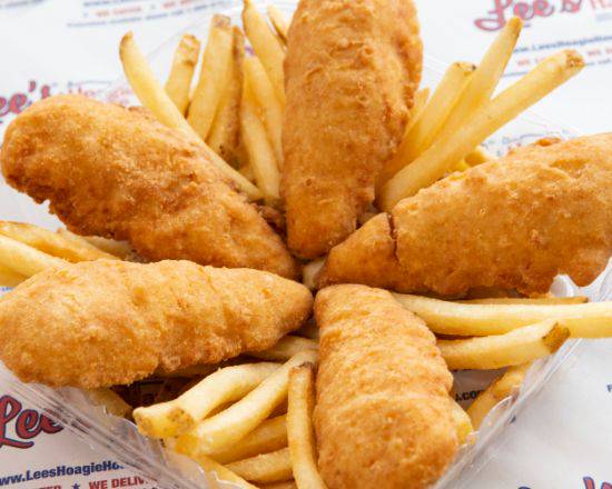 Order Chicken Fingers Platter (5 pcs) food online from Lees Hoagie House store, Southampton on bringmethat.com