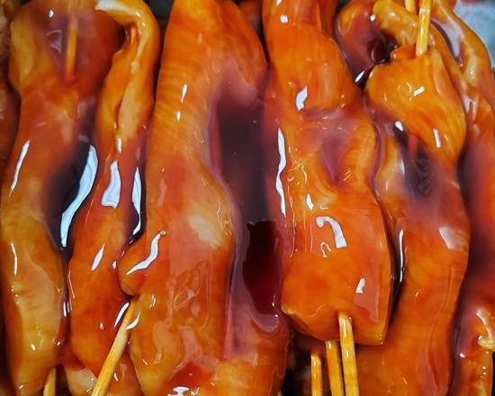 Order Marinated Chicken Sticks (1lb) food online from Cow Palace Butcher Shop store, Middle Island on bringmethat.com