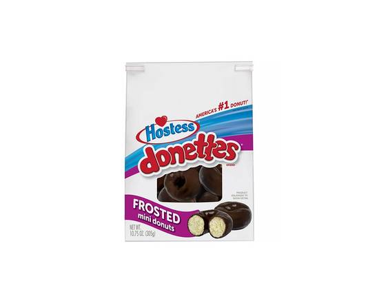 Order Hostess Donettes Chocolate Bag 10.75oz food online from Chevron Extramile store, Elk Grove on bringmethat.com
