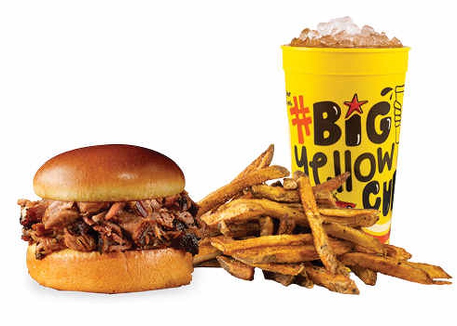 Order $9.99 ‘Cue Combo – Brisket Sandwich food online from Dickey's Barbecue Pit store, Newark on bringmethat.com