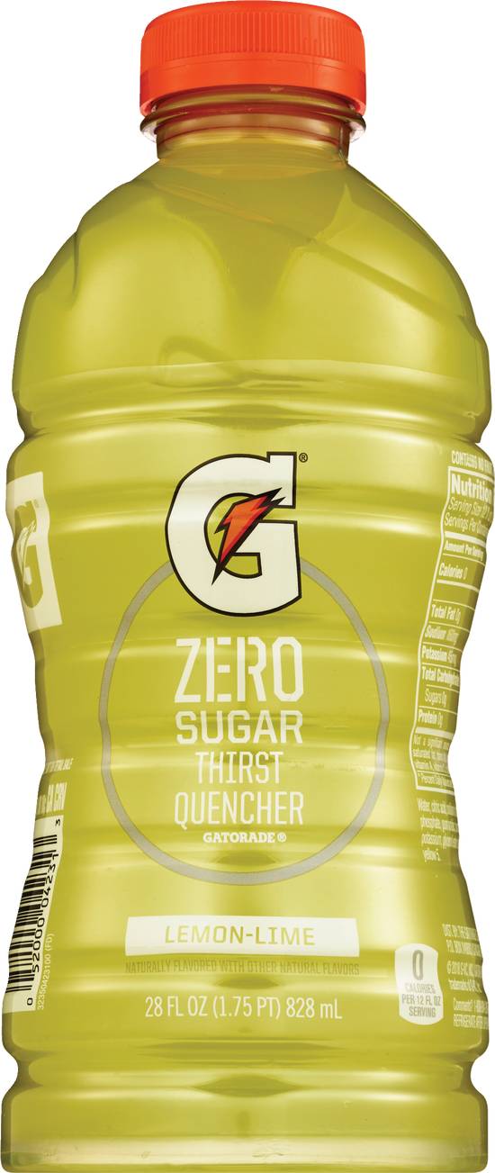 Order Gatorade Zero Sugar Thirst Quencher, Lemon-Lime, 28 OZ food online from CVS store, FITZGERALD on bringmethat.com