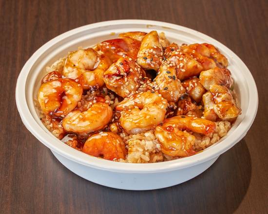 Order Chicken and Shrimp Bowl food online from Fire Grill store, James Island on bringmethat.com