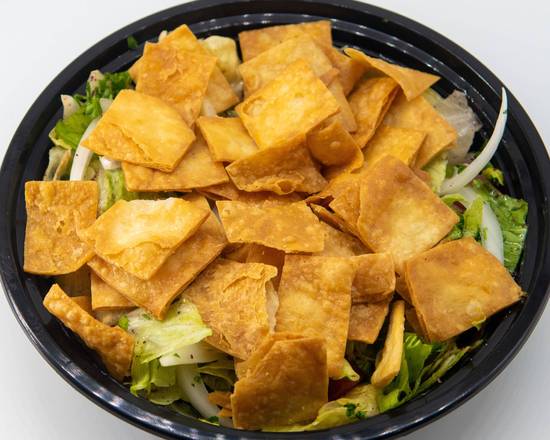 Order Fattoush Salad food online from Kabob Q store, Willowbrook on bringmethat.com