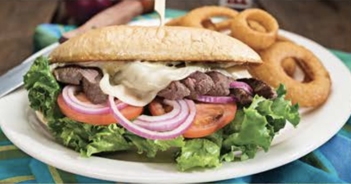 Order Ranch Steak Sandwich food online from Perkos Cafe store, Madera on bringmethat.com