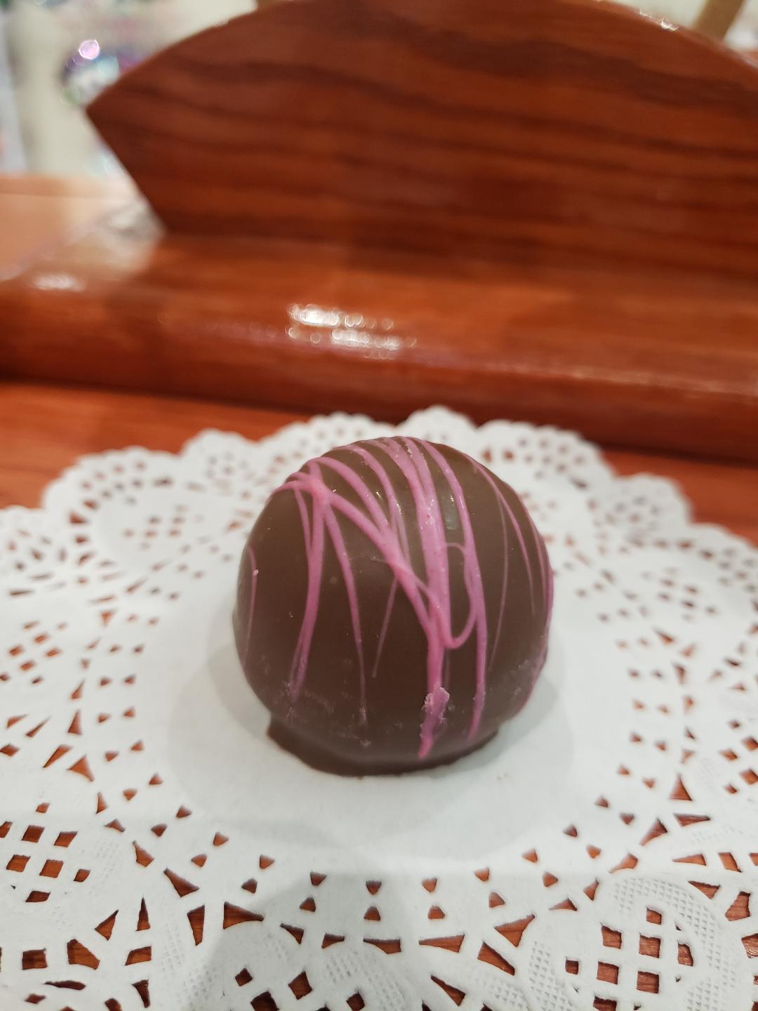 Order Cherry Truffle food online from Rocky Mountain Chocolate Factory store, Winston-Salem on bringmethat.com