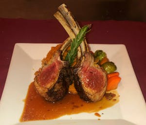 Order Herb Crusted Rack of Lamb food online from Barney's store, Locust Valley on bringmethat.com