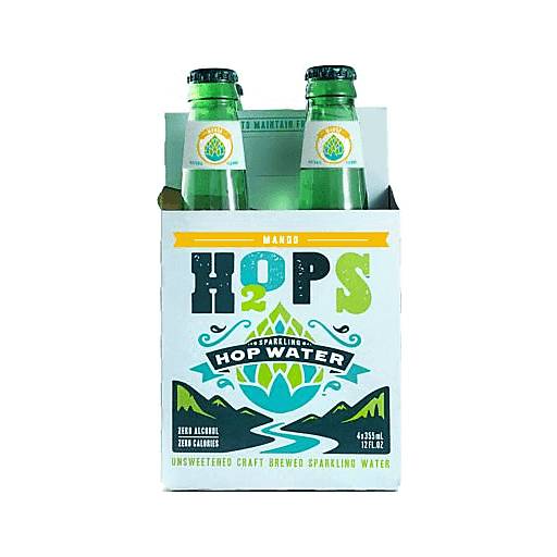 Order H2OPS Hopped Mango Sparkling Water (4PK 12 OZ) 132688 food online from BevMo! store, Milpitas on bringmethat.com