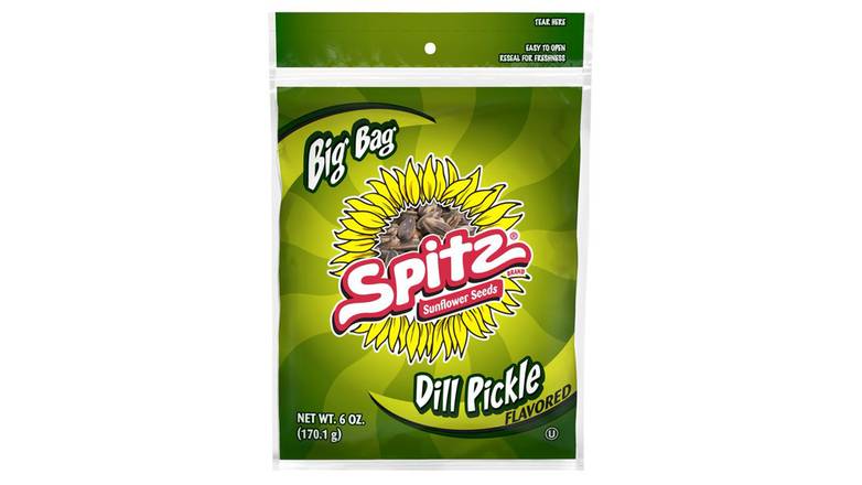 Order Spitz Dill Pickle Flavored Sunflower Seeds food online from Anderson Convenience Markets #140 store, Omaha on bringmethat.com