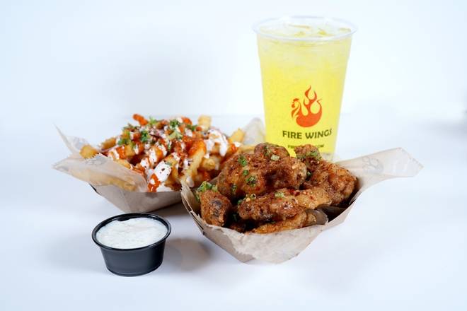 Order 10 PC COMBO food online from Fire Wings store, Fountain Valley on bringmethat.com