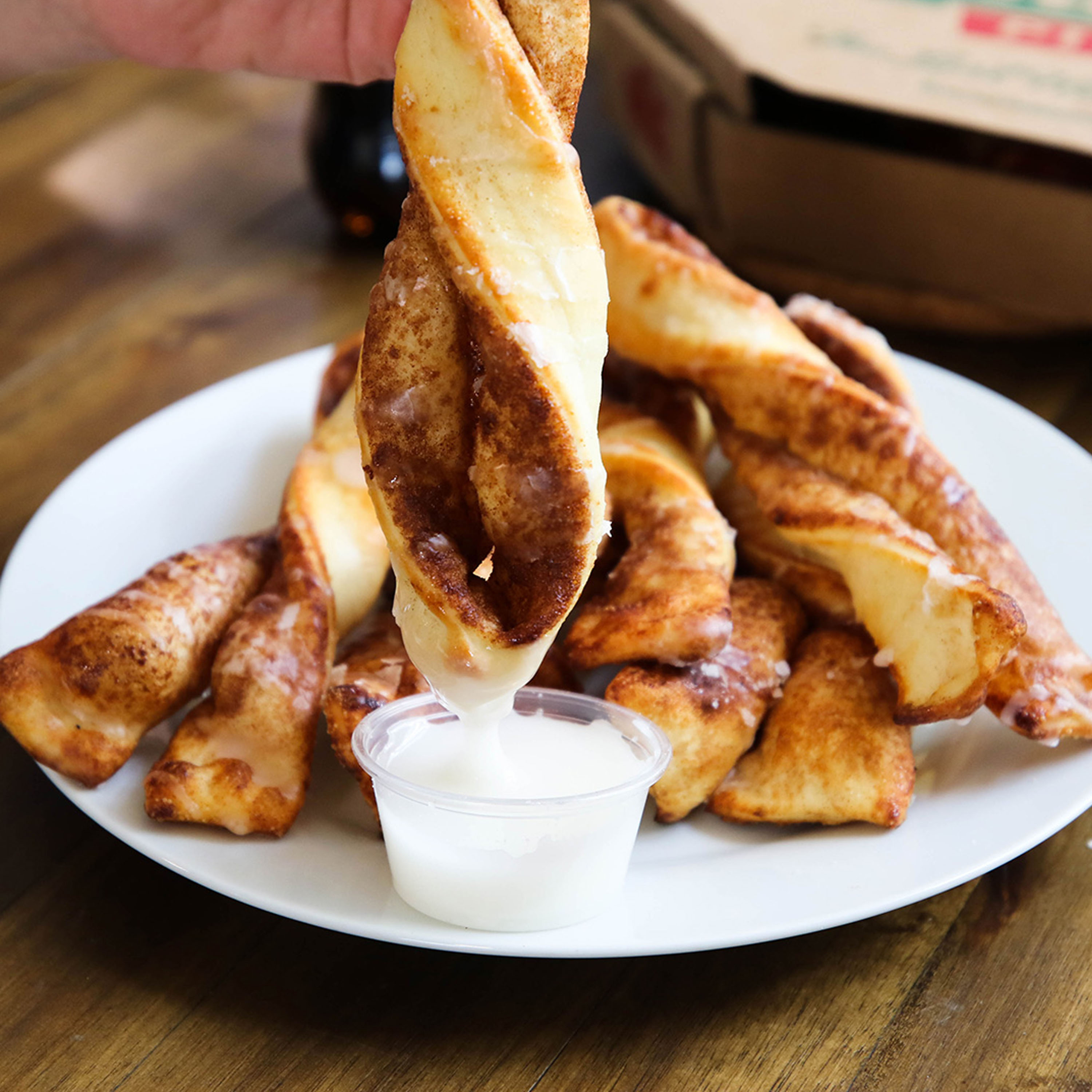 Order Cinnamon Twists food online from Round Table Pizza store, Silverdale on bringmethat.com