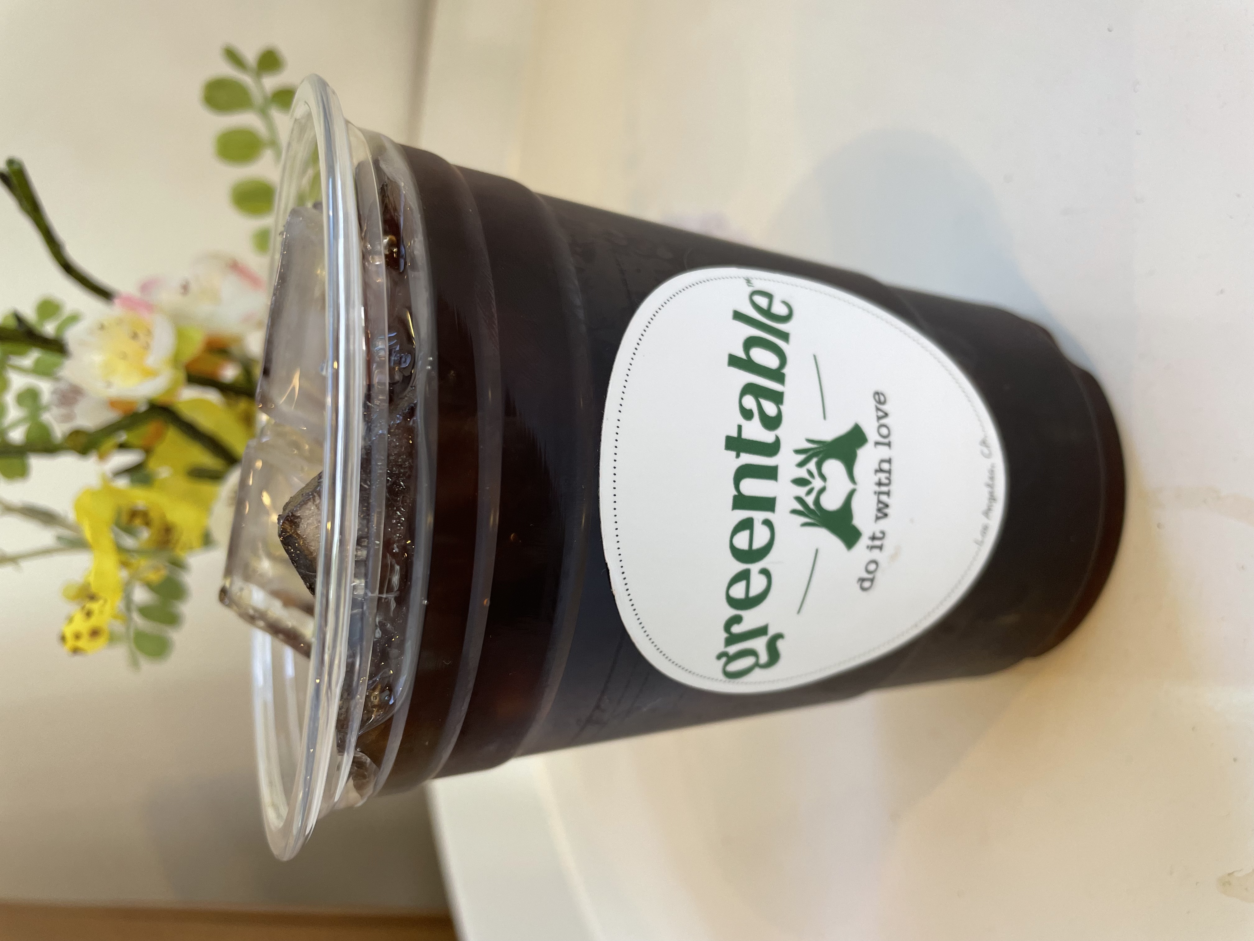 Order Iced Americano food online from Green Table Cafe store, Los Angeles on bringmethat.com