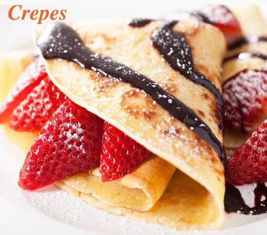 Order Strawberry crepe with nutella food online from Frosty Twist store, Milford on bringmethat.com