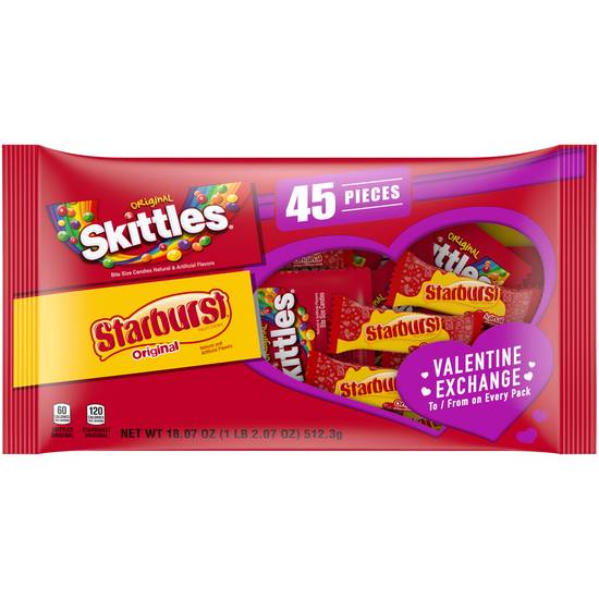 Order Skittles & Starburst Valentine's Day Chewy Candy Exchange - 18.07 oz food online from Rite Aid store, Davis on bringmethat.com