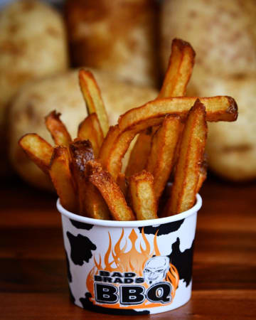 Order French Fries food online from Bad Brads BBQ store, New Baltimore on bringmethat.com