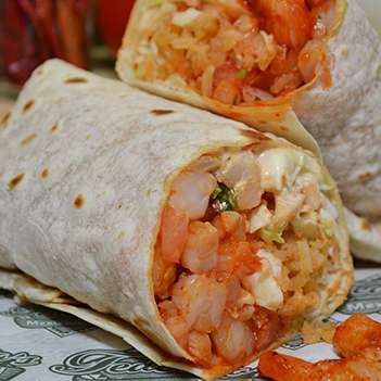 Order Shrimp Burrito food online from Federico Mexican Food store, Scottsdale on bringmethat.com