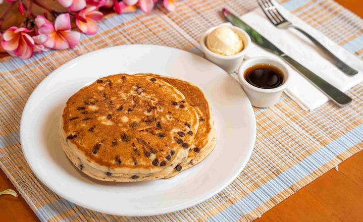 Order Chocolate Chip Pancakes food online from The Vegan Joint store, Los Angeles on bringmethat.com
