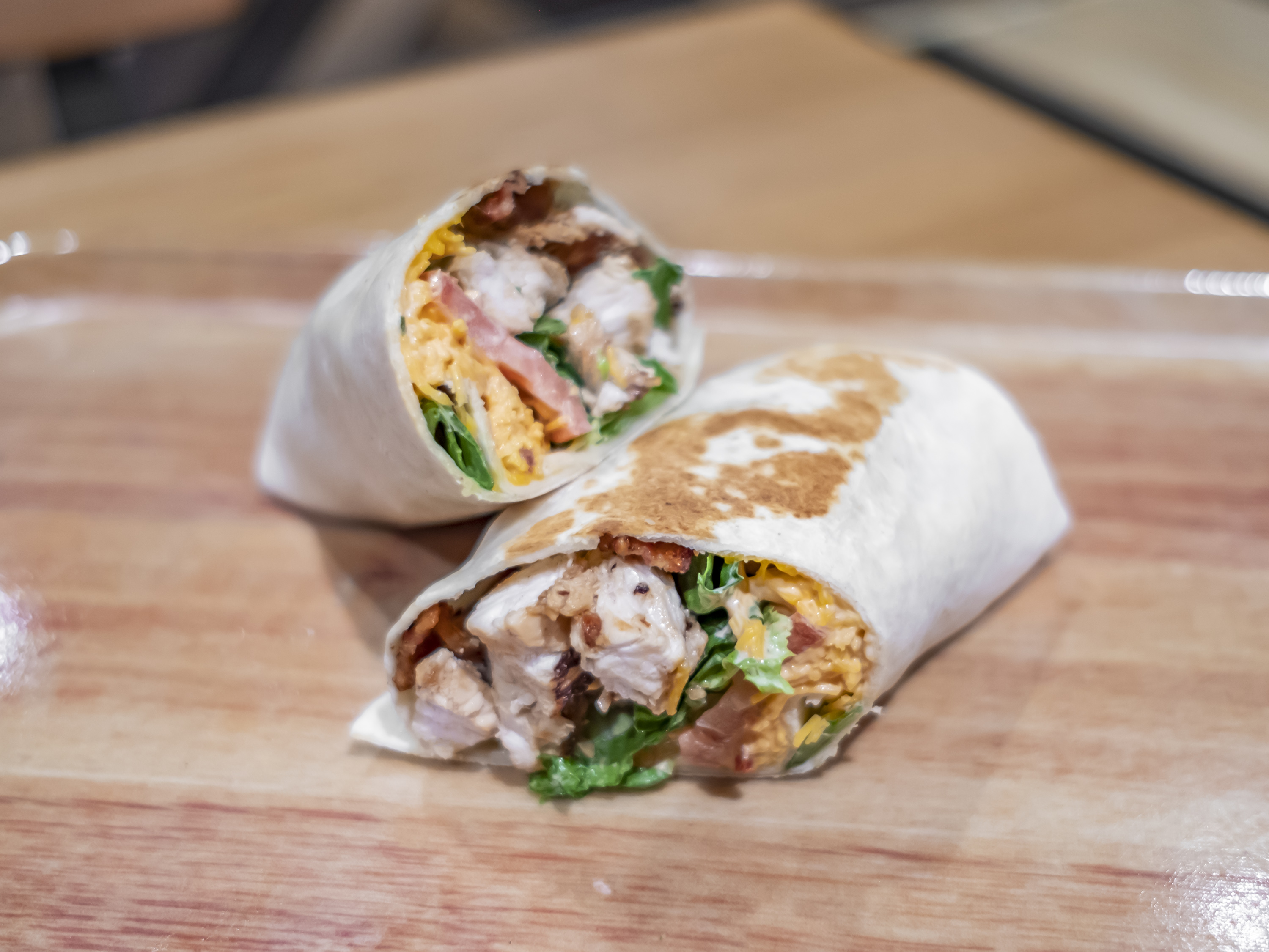 Order  Spicy Chicken Bacon Ranch Wrap food online from The California Way store, Tinley Park on bringmethat.com