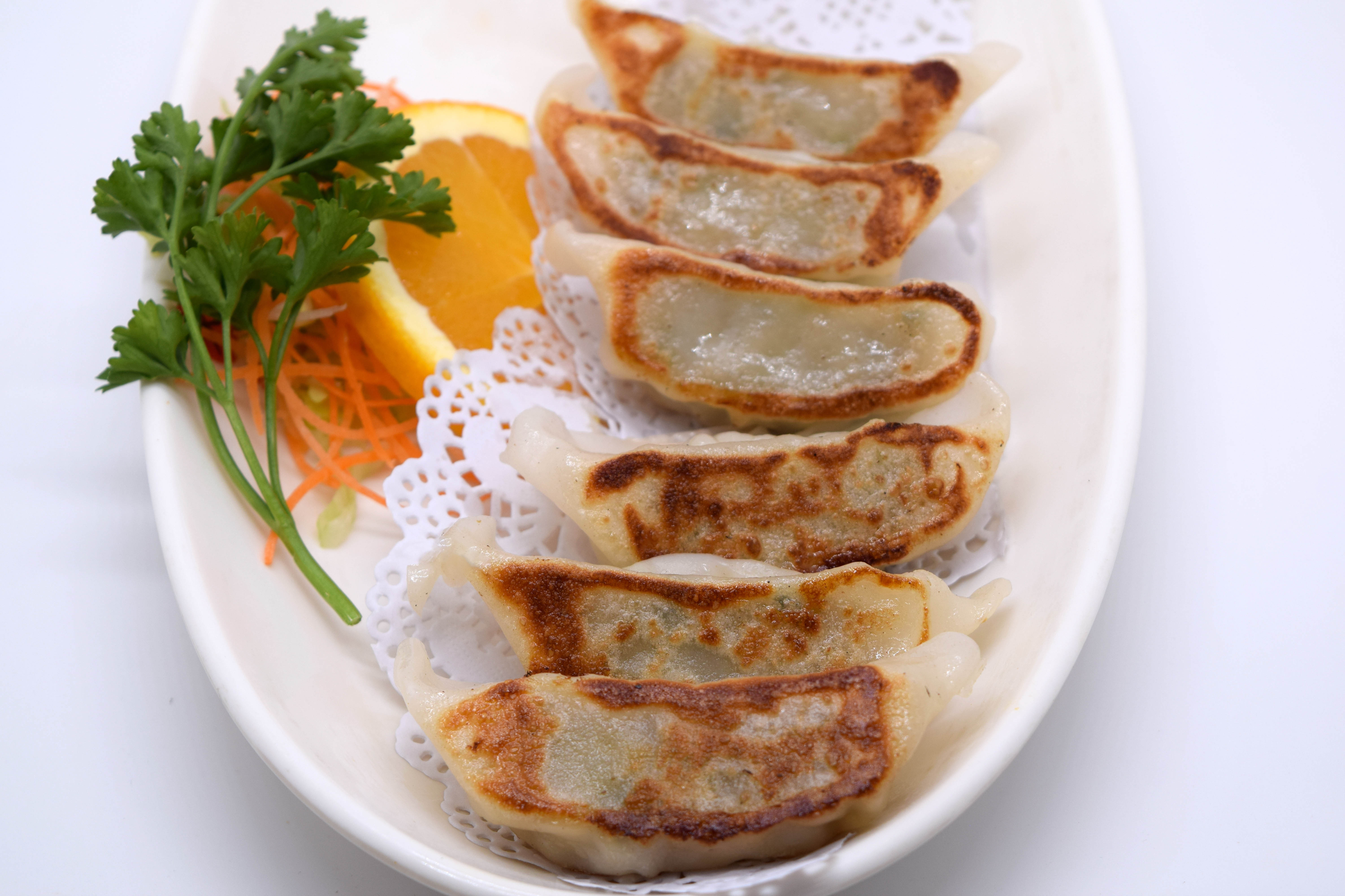 Order Pork Gyoza food online from Mizu Japanese Restaurant store, Niles on bringmethat.com